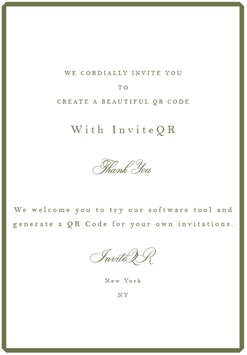 Wedding Invitation
